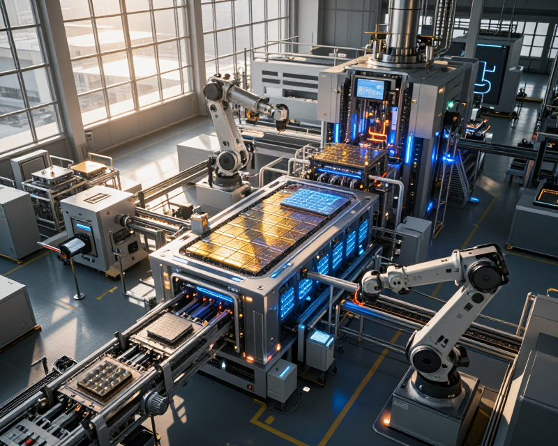 Futuristic Semiconductor Hub in South Korea