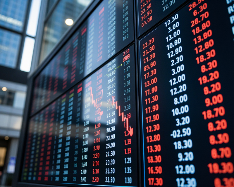 Stock Market Decline Visual