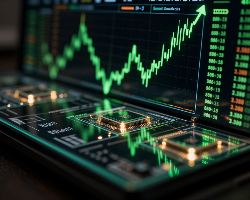 Stock Market Surge Visual