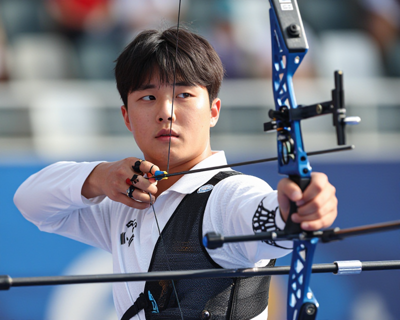 Korean Archer Victory Moment