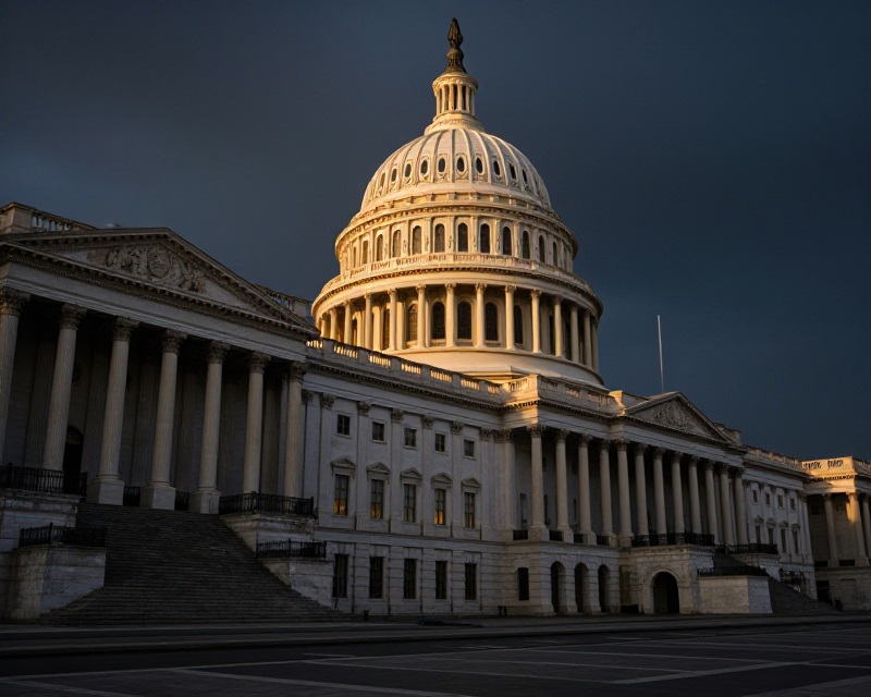 US Capitol Political Tension