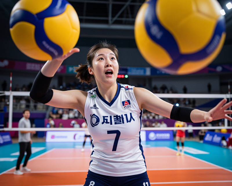 South Korean Volleyball Victory