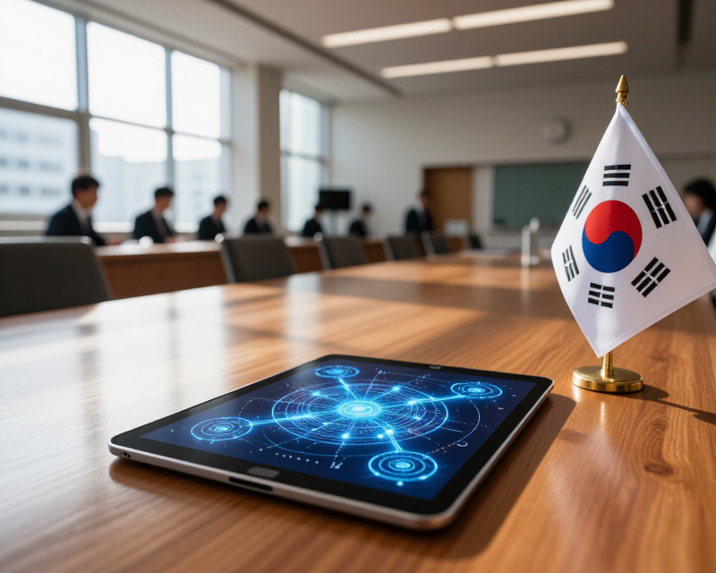 Symbolic representation of political cooperation and future technology