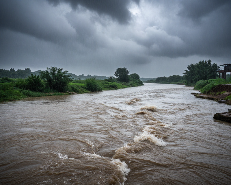 Imjin River Flood Scene