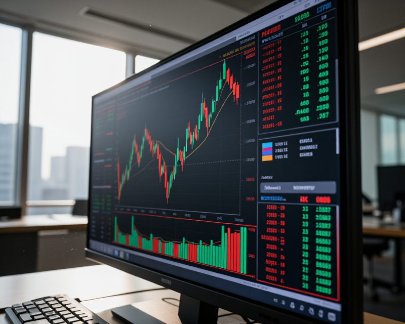Seoul Stock Market Display