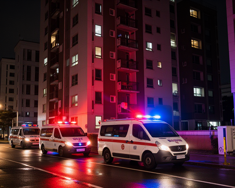 Emergency Scene in Gyeongsan