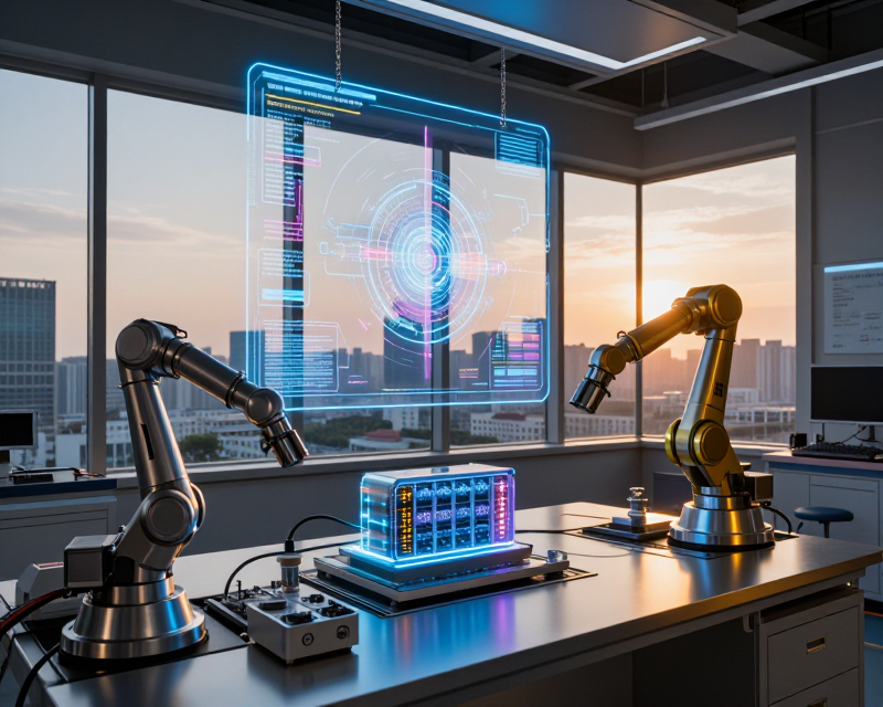 Futuristic South Korean Tech Industry