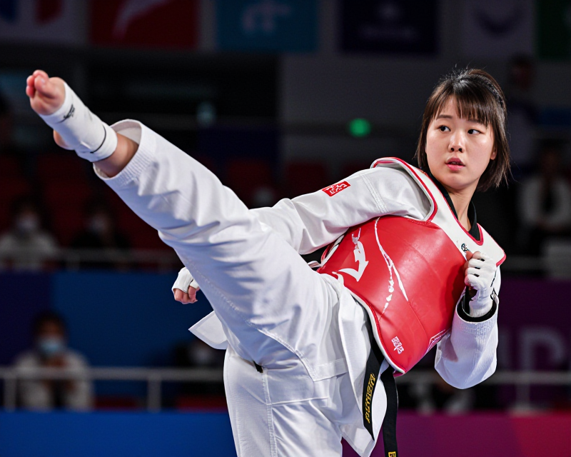 Taekwondo Gold Medalist Moment