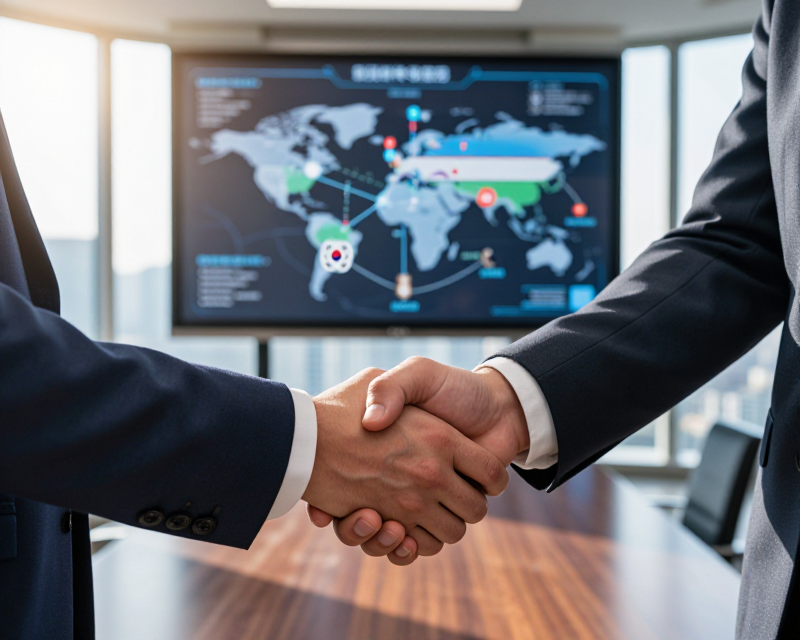 Economic Partnership Symbolism