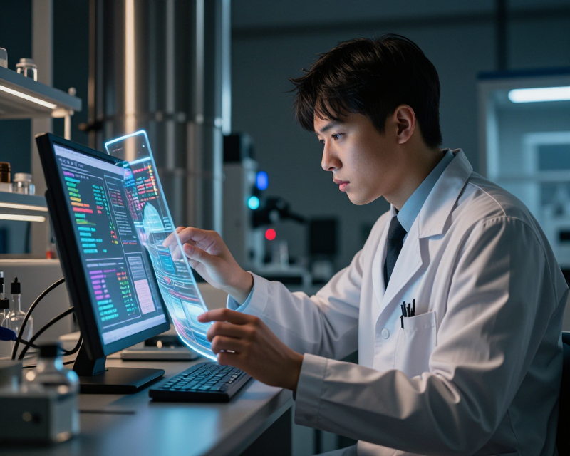 High-tech R&D Laboratory Ambience