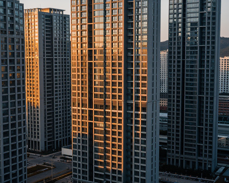 Modern Apartment Complex in Dongtan