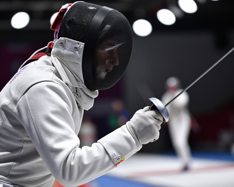 Fencing Victory Moment