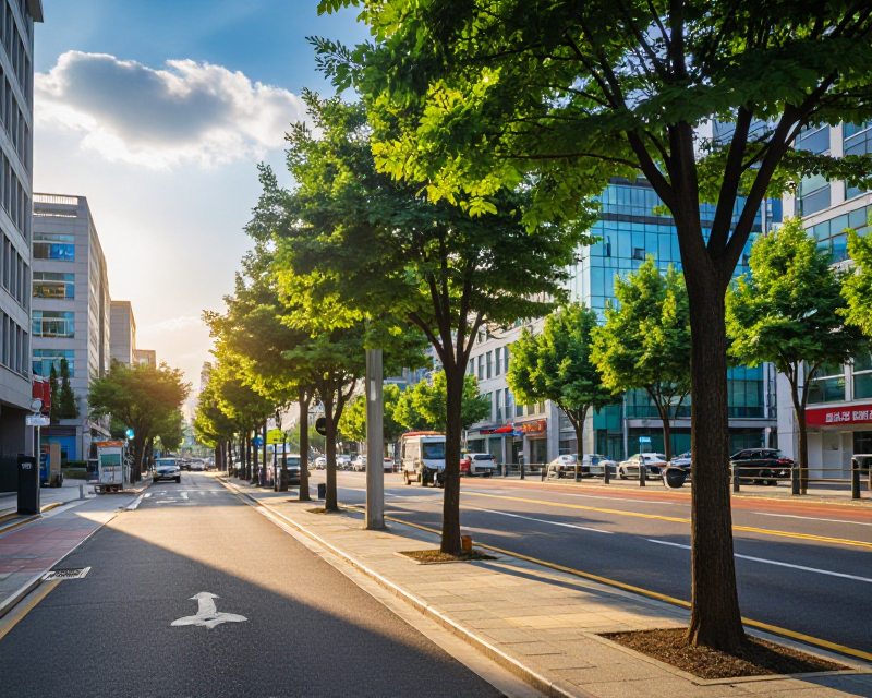 Sunny Summer Day in Seoul