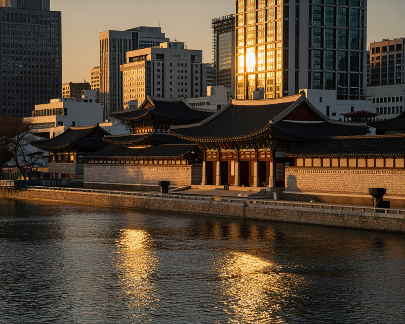 Historical Seoul Landscape